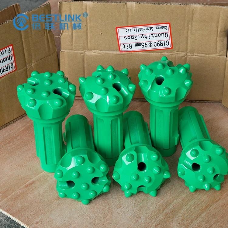 CIR70 CIR90 CIR110 CIR150 Low Air Pressure Down The Hole DTH Hammer Bits for Stone Quarry Drilling