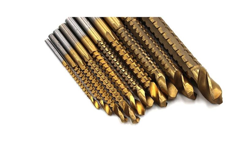 Z-Lion 3-13mm 10PCS Spiral Groove Serrated Wood Working Sharp Tool Drill Bit