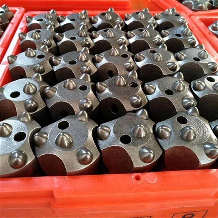 4 Buttons 7 Degree Coal Mine Quarrying Taper Button Bit, Rock Drill Bit