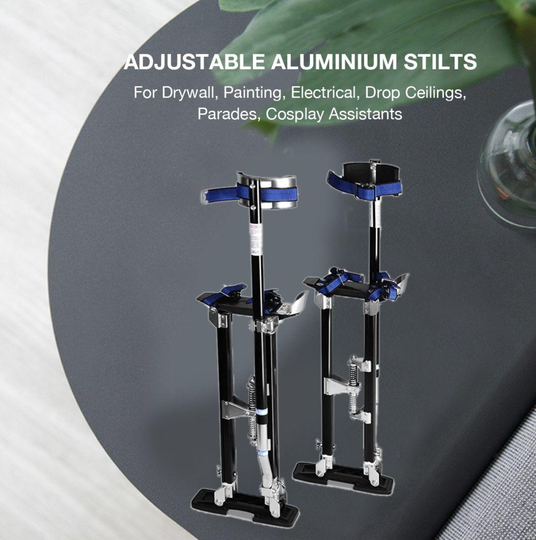 Plasterers Stilts Adjustable Aluminium Drywall Stilts for Builder Painting Plastering Ceilings