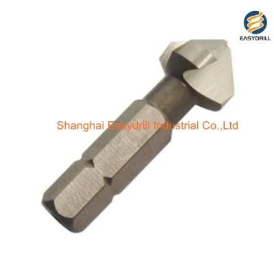 DIN335c Hex Shank 90 Degree 3 Flute HSS Countersink Drill Bits for Metal Deburring (SED-CS3F-HS)