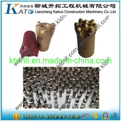 Tapered Button Tungsten Carbide Rock Drill Bit.