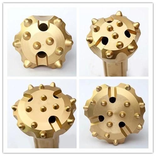 Low Air Pressure Tungsten Carbide DTH Button Drill Bits 90-200mm