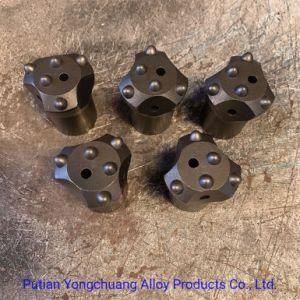 50mm 5 Ball-Tooth Tapered Bore Bit for Rock Drill Drilling Concrete