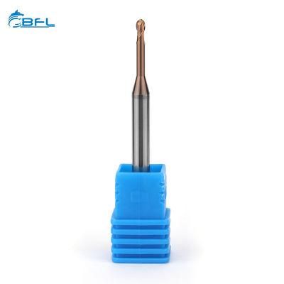 Bfl Tungsten Carbide 2 Flute Long Neck Short Flute Ball Nose End Mills