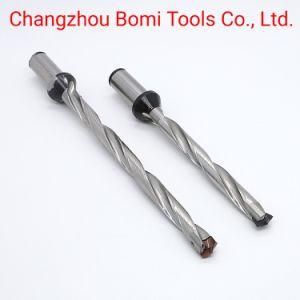 Factory U Drill Indexable HSS Carbide Milling Cutter Drill Bit with Wcmx Spmg Inserts
