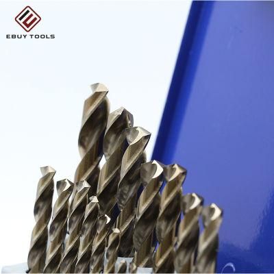2mm Power Tool Accessory DIN338 Jobber Length Twist Metal M35 HSS Cobalt Drill Bit for Stainless Steel Metal