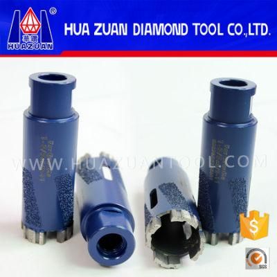 Blue Diamond Vacuum Brazed Core Drill Bit for Granite Marble
