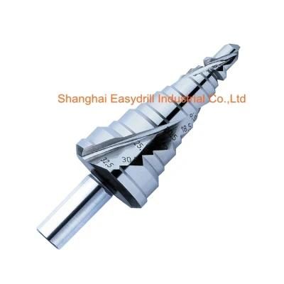 HSS Drills Spiral Flute Original Surface Coating HSS Step Drill Bit (SED-SD-SFOS)