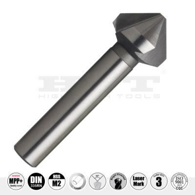 DIN315 3cutter HSS Countersink Cylindrical Shank for Deburring Chamfering Steel Metal Wood Fiber Plastic