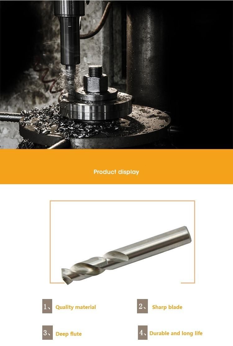DIN1897 HSS Cobalt Drills Stubby Stub Screw Machine Length HSS Twist Drill Bit for Stainless Steel Metal Aluminium (SED-HS1897)