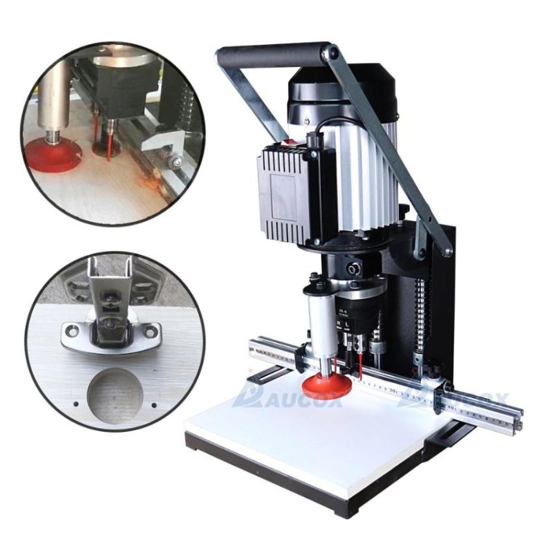 Door Mini Hinge Drilling Boring Machine for Woodworking