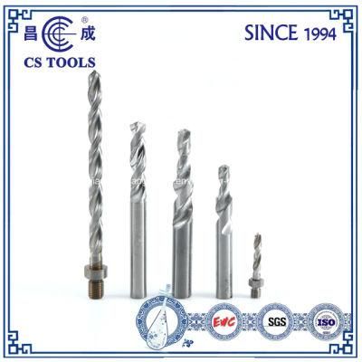 HRC 65 Solid Carbide Thread Shank Twist Drill Bit for Drilling Hole