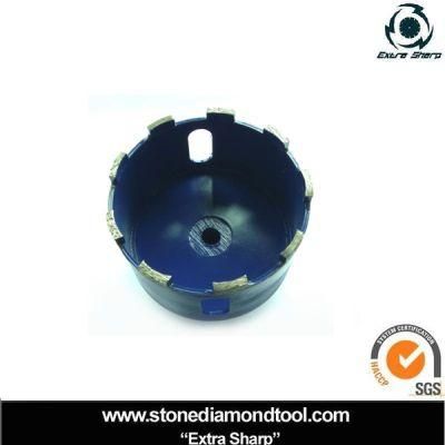 Diamond Drilling Segmented Core Drill Bits Drum Wheel