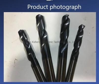 55 Degree Tungsten Steel Coated Drill Bit Solid Carbide Straight Handle Twist Drill