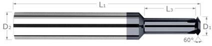 Tungsten Carbide Micro Metric Thread Mill