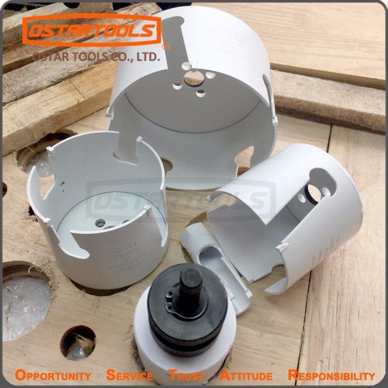 Multi Purpose Tungsten Carbide Tipped Hole Saw Cutter for Wood Concrete Brick Stone