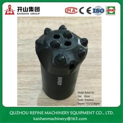 40mm 8 Tooth Taper Carbide Alloy Button Drill Bit