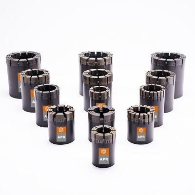 Aq Bq Nq Hq Pq Customized Sizes Impregnated Diamond Core Drill Bits for Hard Rock