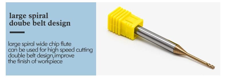 Tungsten Carbide 2 Flute Long Neck Milling Cutter Long Neck End Mills for Deep Grooving