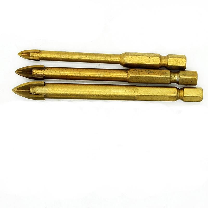 Glass Drill Bits Brown Finish Hex Shank (GD-006)