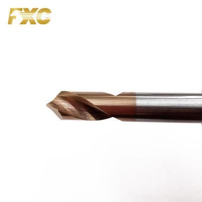 OEM 2 Flutes HRC55 Solid Carbide Drilling Bits for Steel