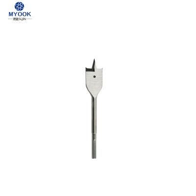 Woodworking Spade Bit with 3 Cutting Spurs Flat Wood Drill Bit for Drilling Plywood Chipboards