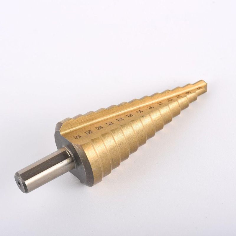 High Quality Single M35 Straight Flute Step Drill for Steel