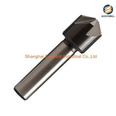 Cylindrical Shank 120 Degree 5 Flutes HSS Countersink Drill Bit for Metal (SED-CS5F-120)