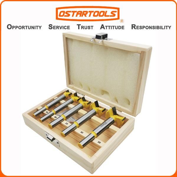 5PCS Woodworking Tct Forstner Bit Set