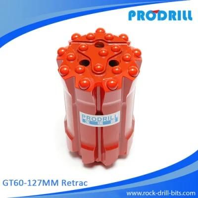 Gt60-127 Retrac Threaded Button Bits for Top Hammer Drilling