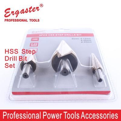 Metric Step Drill Set HSS Tin 3pieces