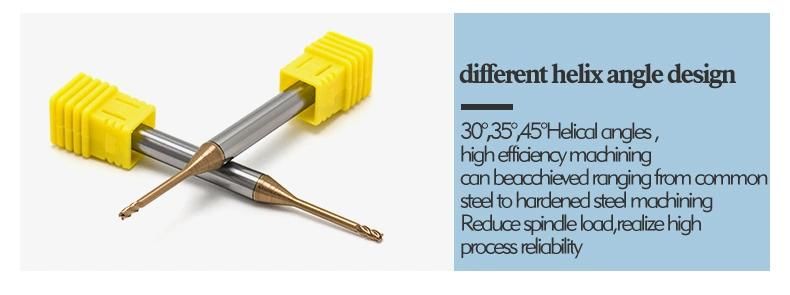 Solid Carbide Long Neck End Mills for CNC Deep Grooving