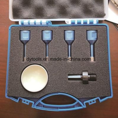 Good Quality Vacuum Brazed Diamond Core Drill Bit Tools Sets with Plastic Box