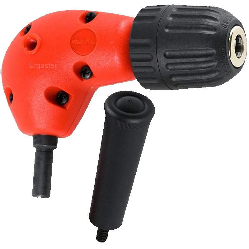 Right Angle Drill Adapter Hex Shank Screwdriver Angled Bit Holder
