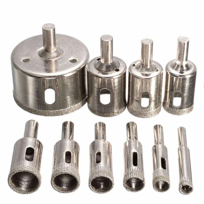 Hole Opener 3-50mm Bead Rounding Grinder Electroplated Diamond Glass Hole Opener Drill