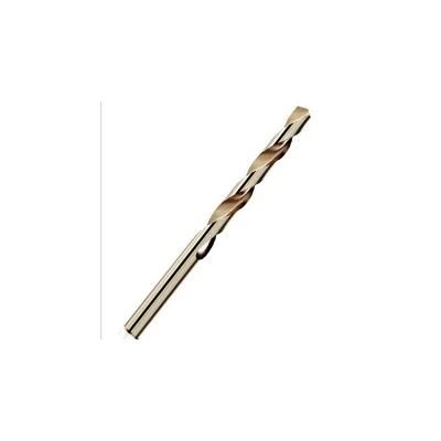 Cobalt-Bearing Full-Grinding High-Speed Steel Straight Shank Drill for Drilling Stainless Steel/Iron and Other Metals with Twist Bits