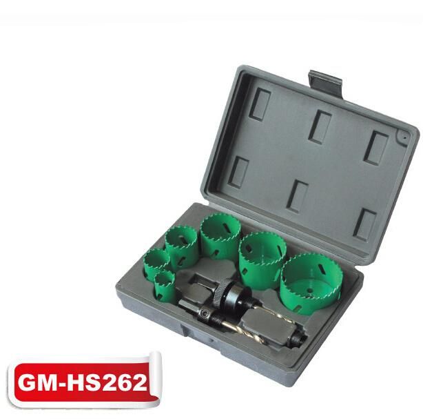9PCS High Quality HSS Bi-Metal Hole Saw Set (GM-HS262)