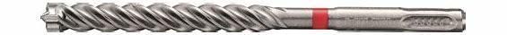 SDS-Plus Hammer Drill Bits 4 Flute 4 Cutter (Cross-Head)