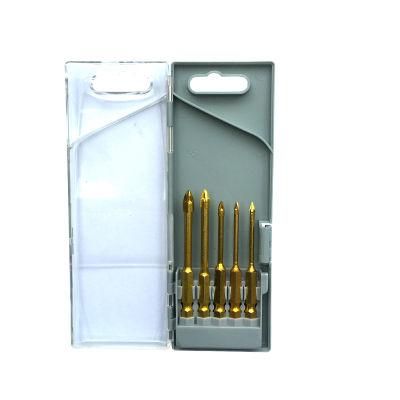 5 PCS Hex Shank Glass and Tile Drill Set