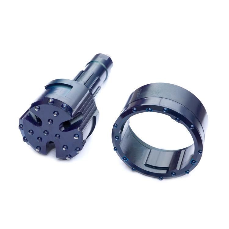 DTH Hammer Drilling Overburden Symmetric Casing Concentric Pilot Bit and Ring Bit with Casing Shoe