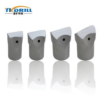 Tungsten Carbide Tipped Cross Drill Bits Taper Shank Drilling Bit for Quarry Rock Marble Stone