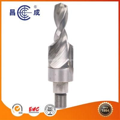 Non-Standard Solid Carbide Threaded Shank Twist Drill Bit with Inner Colding Hole