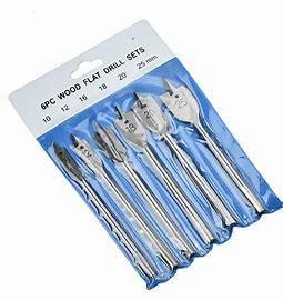 6 PCS Wood Flat Drill Bit Set