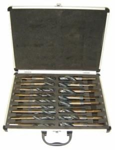 Electric Tools HSS Drill Bits Customized Factory 17PCS for Wood Reduecd Shank Twist Drill Bit