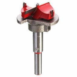 Round Shank Tungsten Carbide Tip Hinge Boring Wood Tct Forstner Drill Bit for Wood