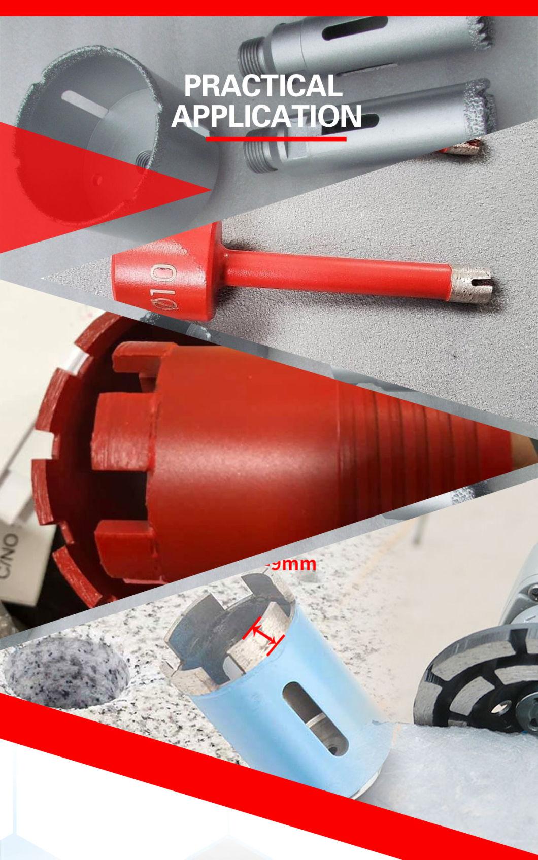 Small Block High Efficiency Large Core Drill Bits for Reinforced Concrete Drilling