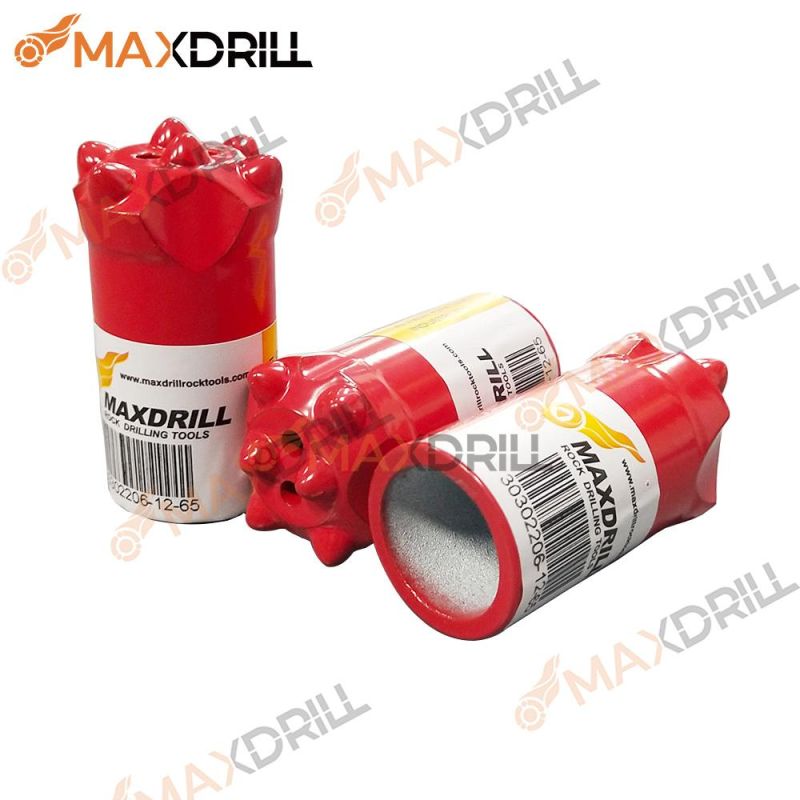 Maxdrill Tophammer Taper Bit Drill Button Bit H22 for Tunneling