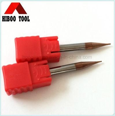 China Carbide 2flutes Ball Nose Micro End Cutter