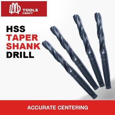 HSS DIN 338 Full Grinding Twist Drill Bit with Black Oxide Finish for Hard Metal